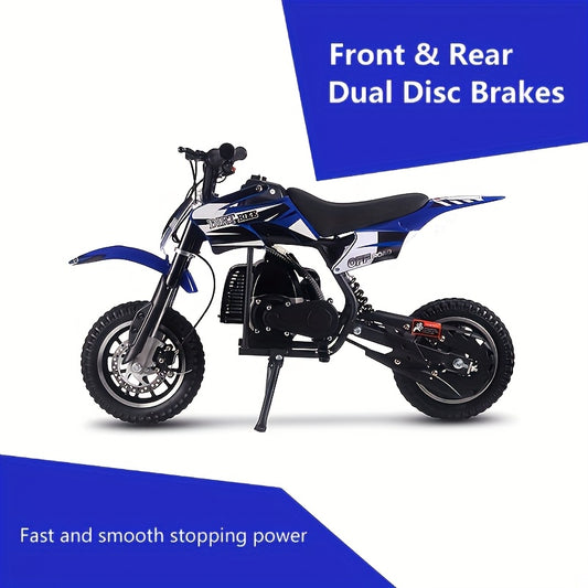 49cc Gas Powered 2-Stroke Kids Dirt Bike